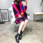 2016秋冬新款格子双面仿羊绒围巾 女士加厚保暖披肩一件代发